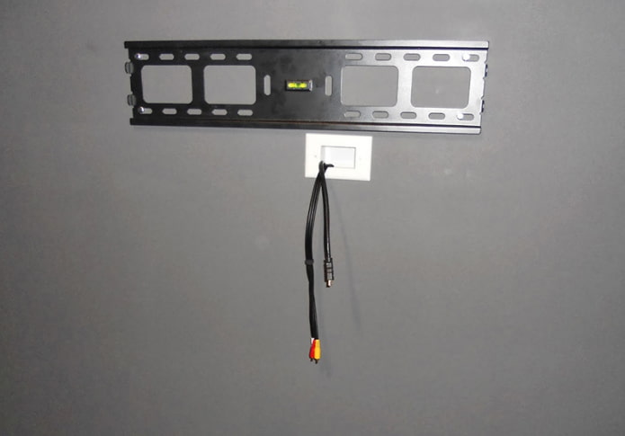 Hide wires in the wall