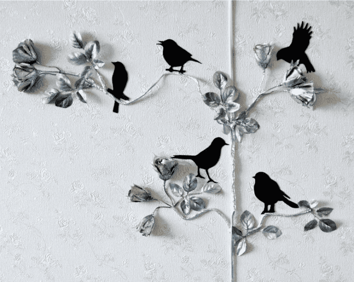 decorating wires from the TV