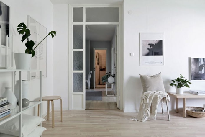 white door with glass inserts