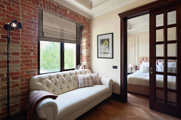 sliding doors in the interior in the loft style sliding doors in the interior in the loft style