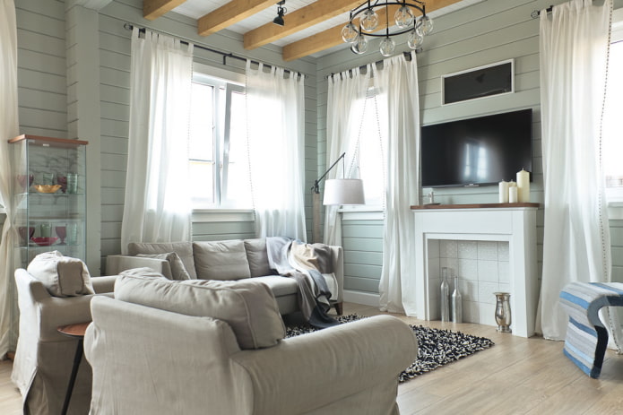 false fireplace and TV in the interior of the living room false fireplace and TV in the interior of the living room