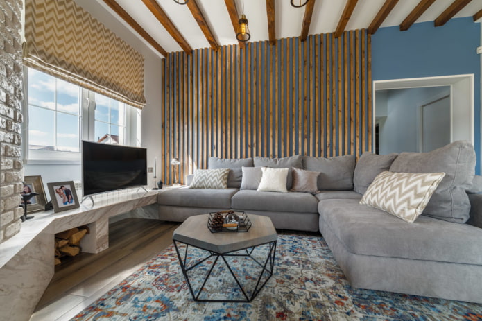 TV in the interior of the living room TV in the interior of the living room