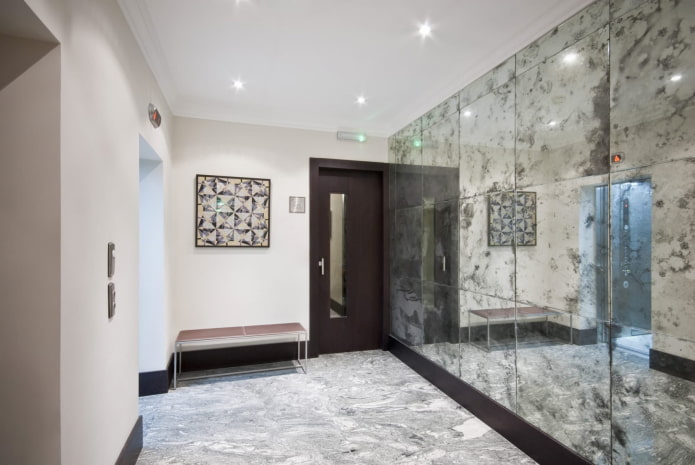 aged mirror model in the interior aged mirror model in the interior