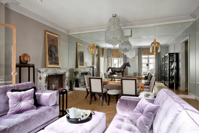 large mirror model in the interior large mirror model in the interior