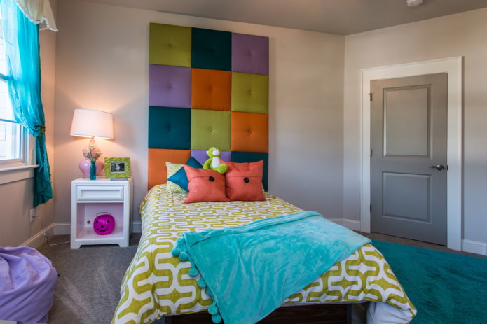 gray door with white platband in the nursery gray door with white platband in the nursery