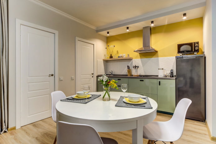 white doors in the interior of the kitchen white doors in the interior of the kitchen