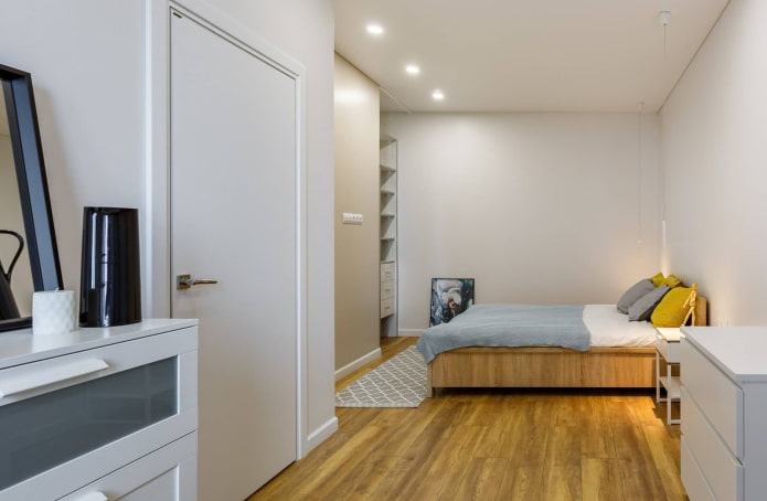 white doors and brown floor in the interior white doors and brown floor in the interior