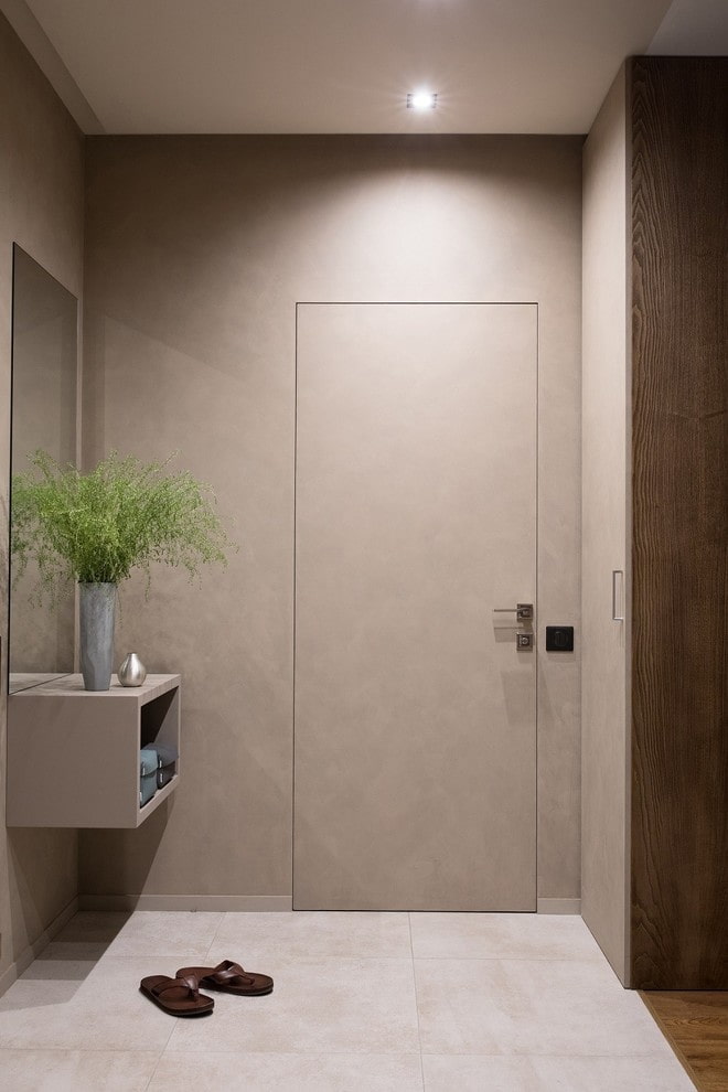 light-colored doors in modern style