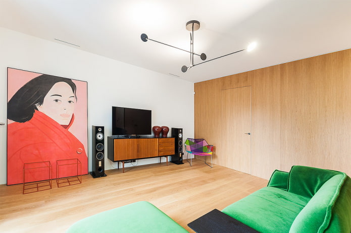 Doors in the same color with laminate