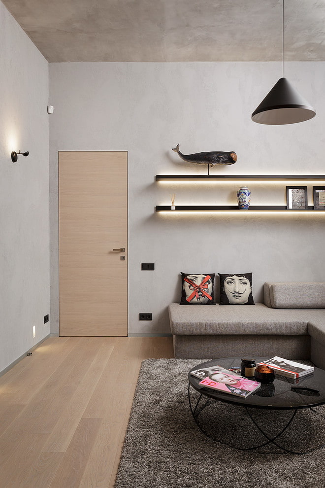 Doors in the same color with laminate