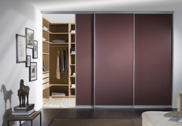 dressing room with triple doors in the interior dressing room with triple doors in the interior