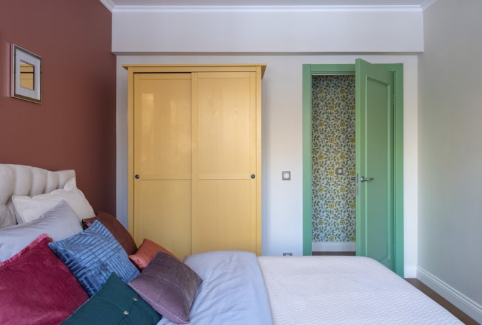 green doors in the interior