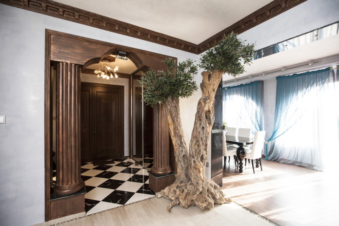 arch made of wood arch made of wood