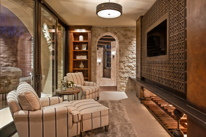 Arch made of natural stone