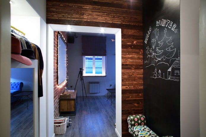 backlit plasterboard arch in the interior backlit plasterboard arch in the interior
