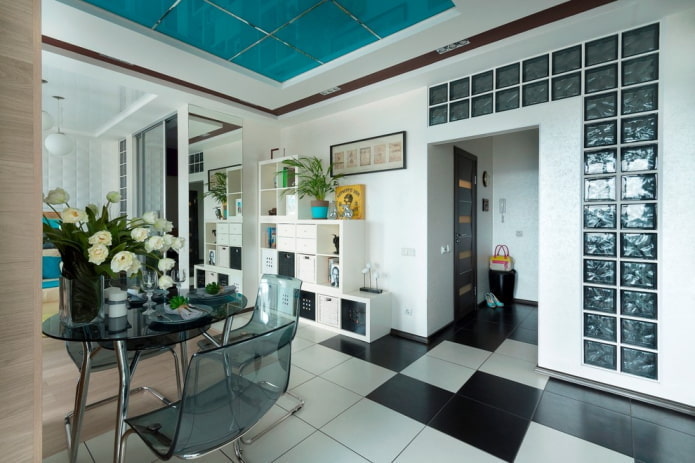 plasterboard arch with decorative plaster in the interior plasterboard arch with decorative plaster in the interior