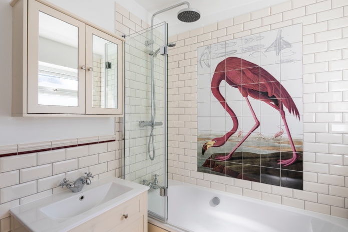 panels on the wall in the interior