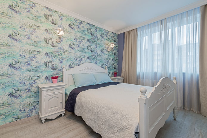 wall decoration in the interior in Provence style