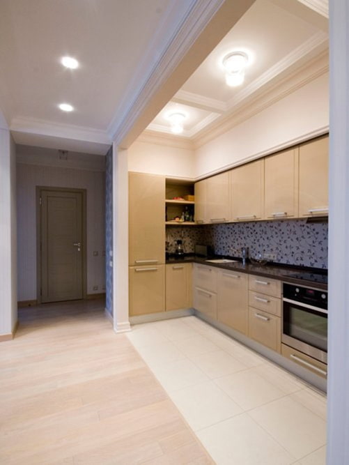kitchen in a niche in the interior