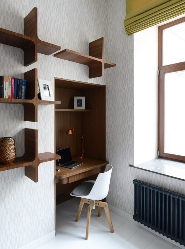 niche with a working area in the interior niche with a working area in the interior