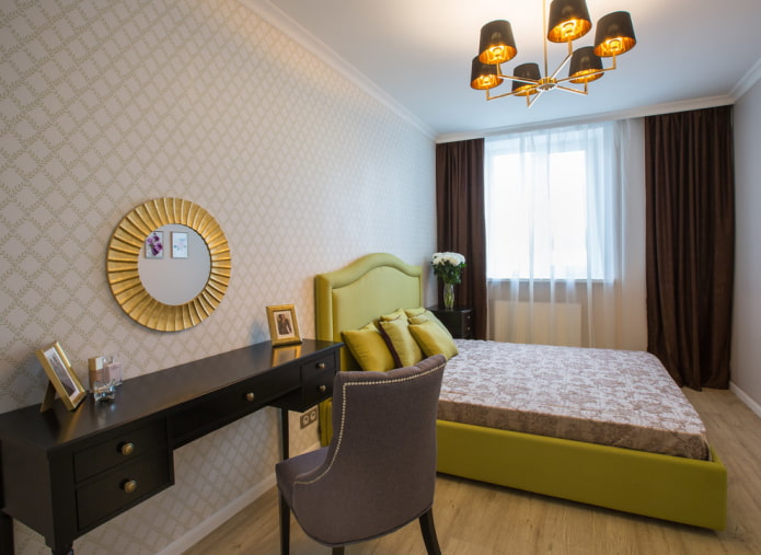 dressing long table in the interior dressing long table in the interior