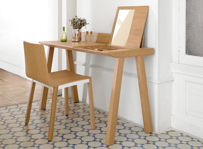 makeup table brown makeup table brown