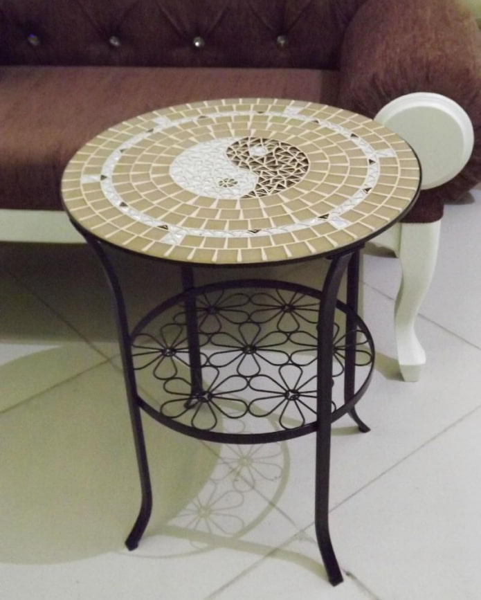 forged construction with mosaic forged construction with mosaic