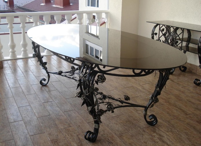 forged oval table forged oval table