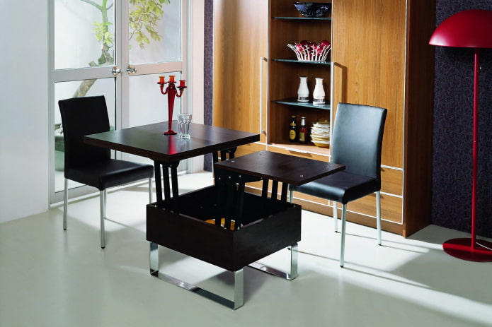 transforming table in the interior transforming table in the interior