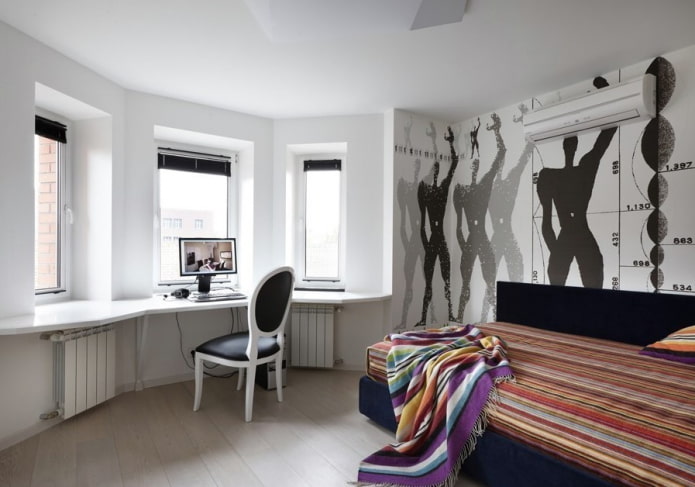 window sill turning into a table in a modern style window sill turning into a table in a modern style