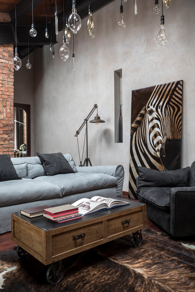 loft style coffee table