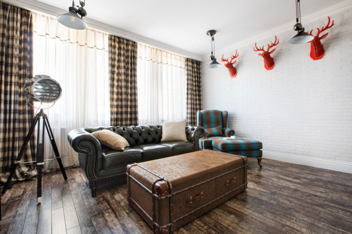 coffee table in the interior