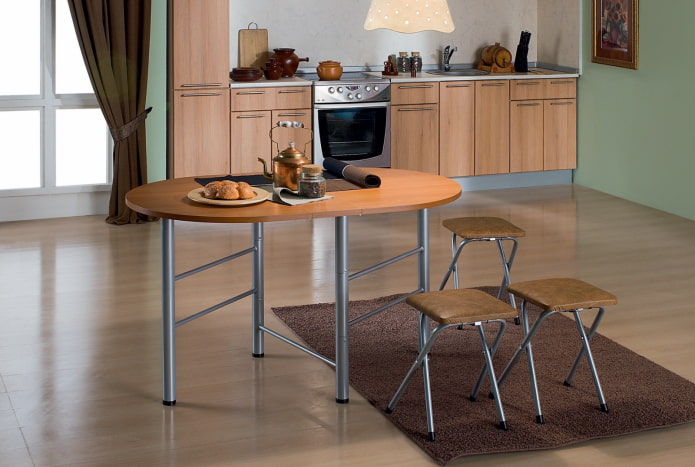 oval-shaped design in the interior oval-shaped design in the interior