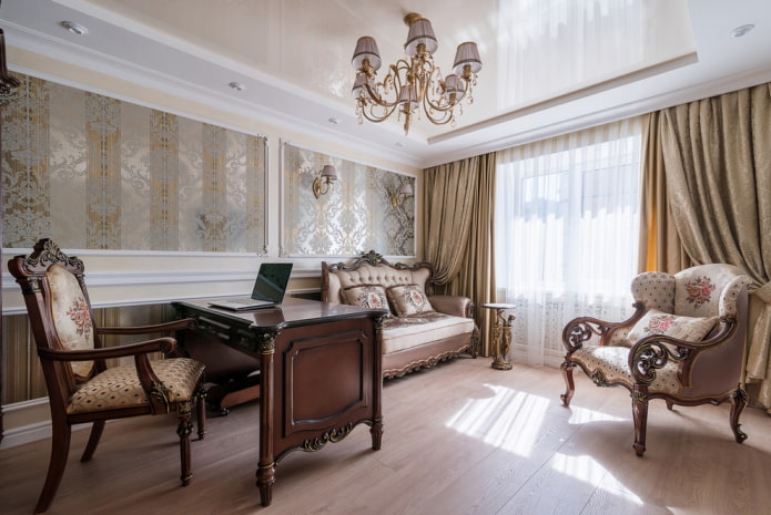 classic style computer desk