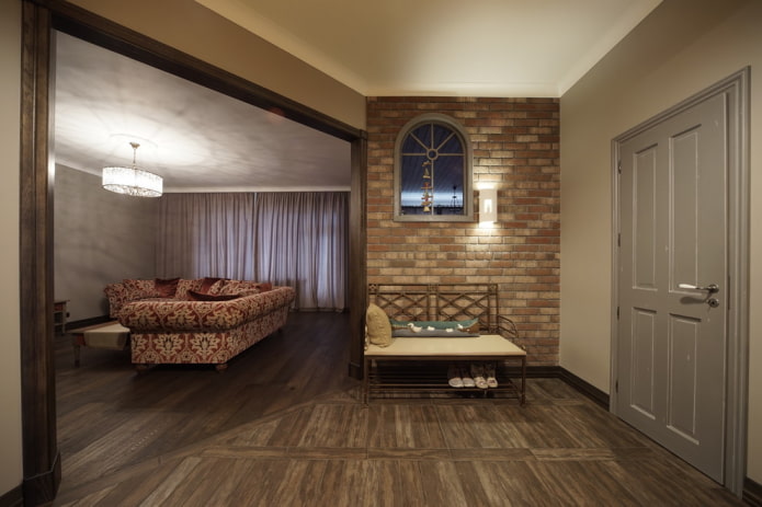 wide doorway in the interior