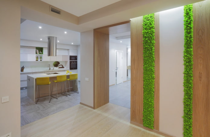 doorway decorated with wood