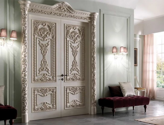 carved doors