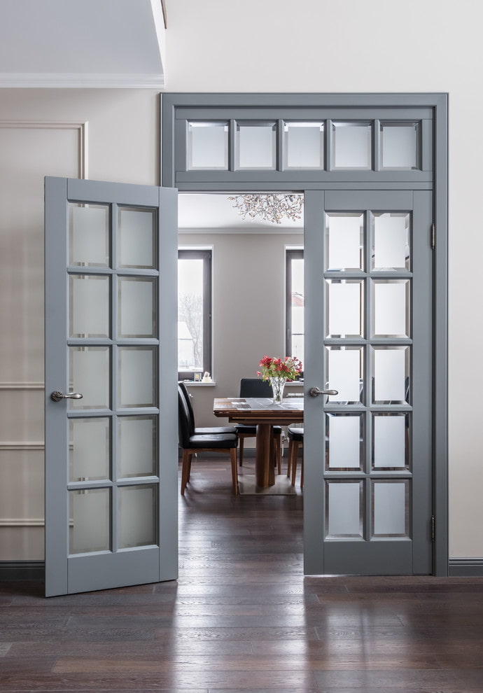 doors with frosted glass in the interior doors with frosted glass in the interior