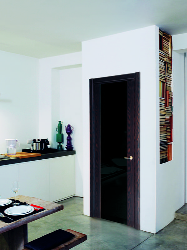 doors with black glass in the interior doors with black glass in the interior