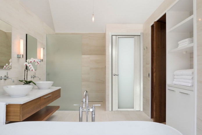 doors with white glass in the interior doors with white glass in the interior