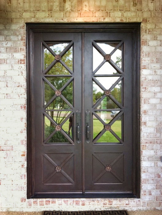 front door with wrought iron and glass front door with wrought iron and glass