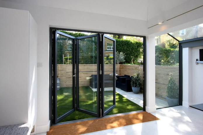 sliding panoramic canvases in the interior sliding panoramic canvases in the interior