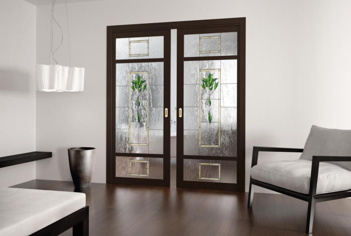 sliding stained glass doors in the interior sliding stained glass doors in the interior