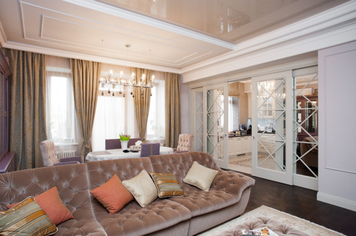 compartment doors in classic style