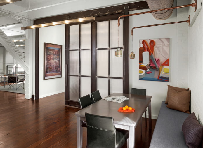 loft-style compartment doors