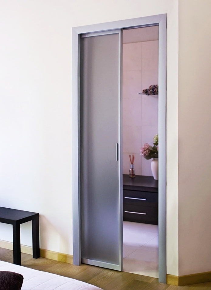 double-sided compartment doors in the interior