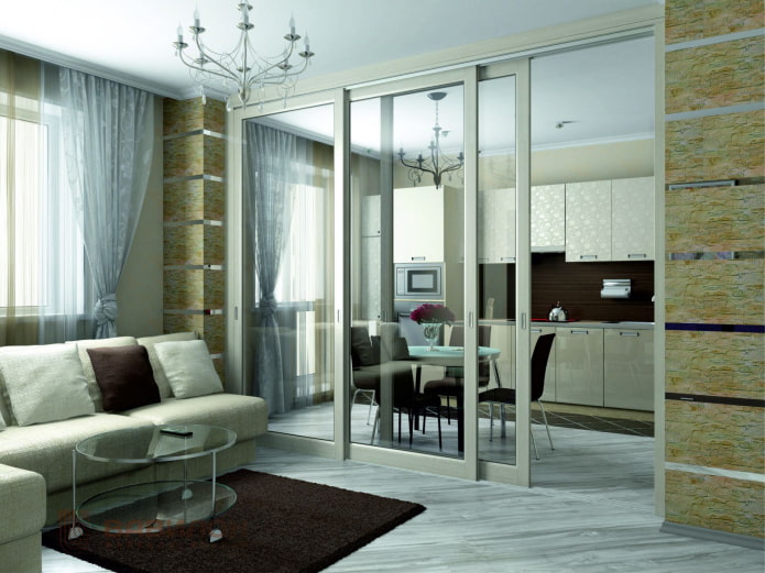 compartment doors for room zoning