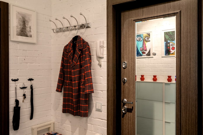 entrance canvases with a mirror in the interior entrance canvases with a mirror in the interior