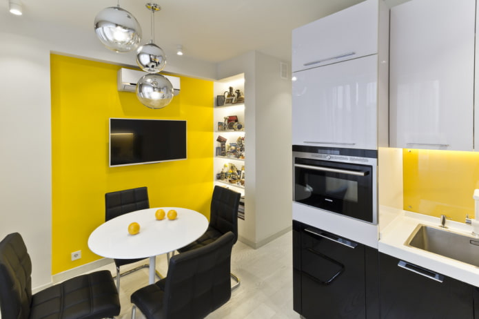 wall with a niche in the interior in a modern style wall with a niche in the interior in a modern style