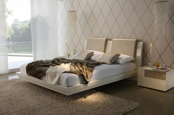 rectangular floating bed rectangular floating bed